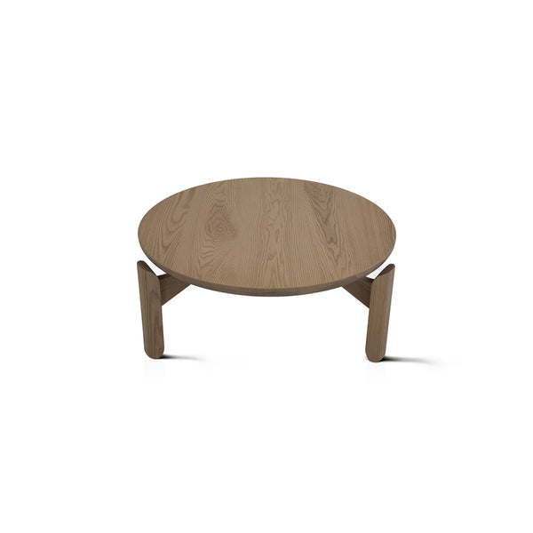 Mesa 32" Round Coffee Table, Shiitake