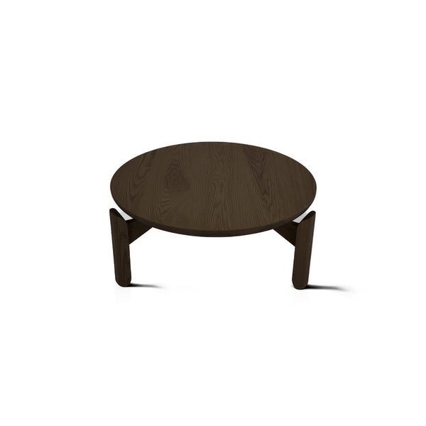 Mesa 32" Round Coffee Table, Ebony
