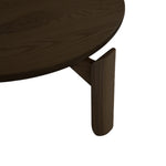 Mesa 32" Round Coffee Table, Ebony