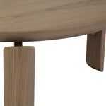 Mesa 32" Round Coffee Table, Shiitake