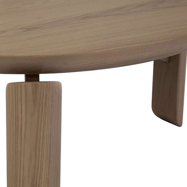 Mesa 32" Round Coffee Table, Shiitake