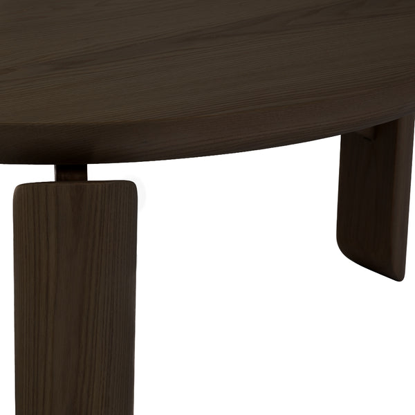 Mesa 32" Round Coffee Table, Ebony