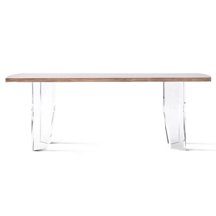 Cove Acrylic Dining Table 82", Dove
