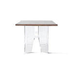 Cove Acrylic Dining Table 82", Dove