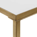 Hayley Console Table, Gold, 60"W x 31"H x 10"D