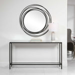 Hayley Console Table, Black, 60"W x 31"H x 10"D