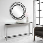 Hayley Console Table, Black, 60"W x 31"H x 10"D