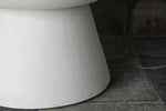 Ismaya Stool, Opaque White Finish