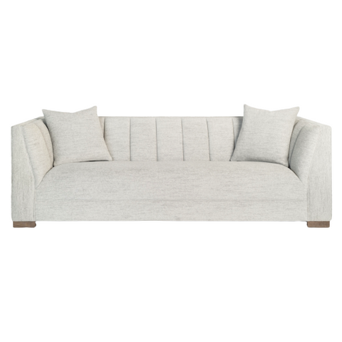 Bryson Sofa in Cosmopolitan Grey and Warm Oak