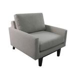 Ingrid 34" Chair, Shiitake/ Orchard Pina Colada