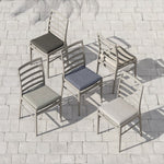 Linnet Outdoor Dining Chair-Grey/Charcoal