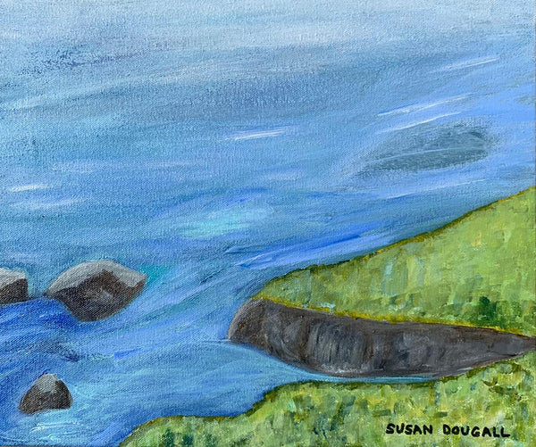 Sea Mountain, 14.5"L x 12"W