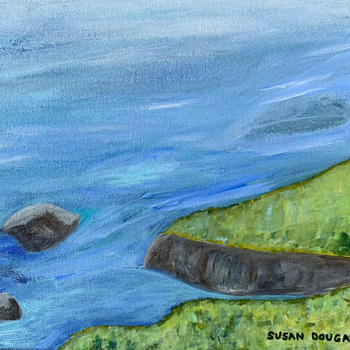 Sea Mountain, 14.5"L x 12"W