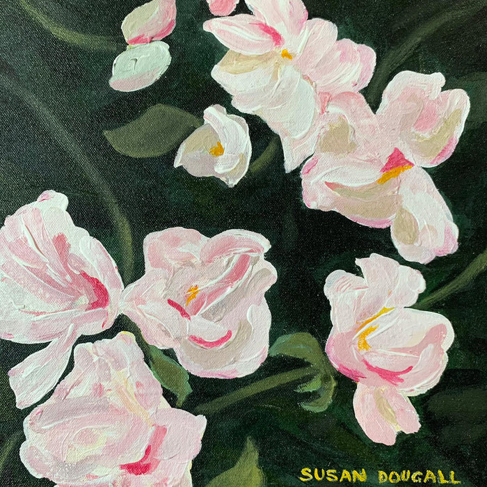 Flowers, 12.5"L x 12.5"W