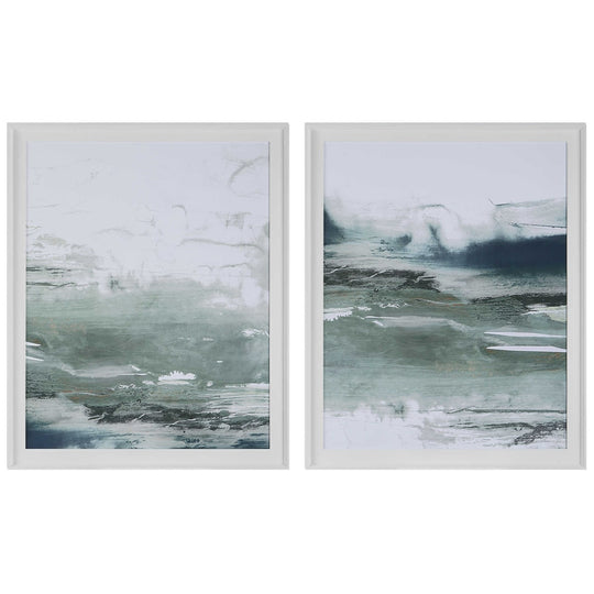 Emerald Daze Framed Print, 2 Styles, 44"W X 54"H