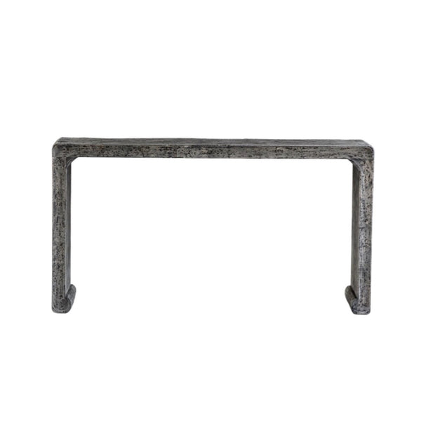 Reclaimed Elm Console- Light Elm, 63"L x 16"W x 34"H
