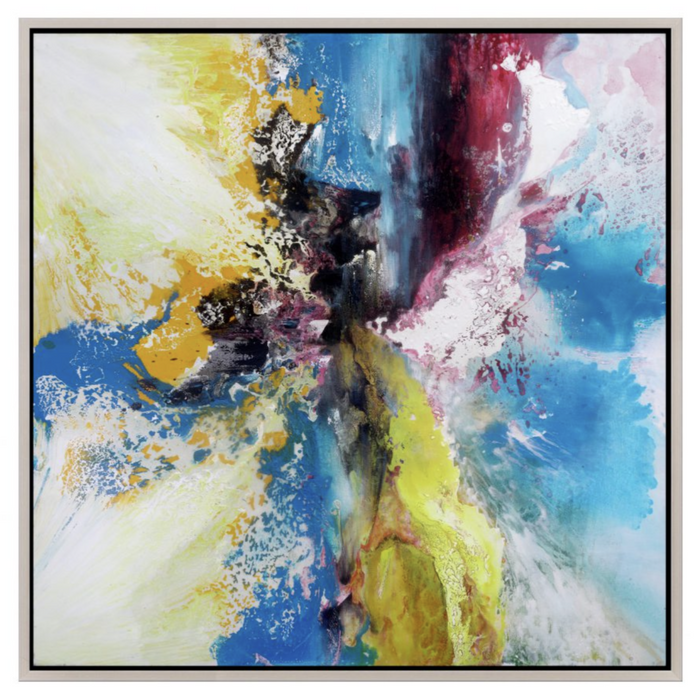 Color Patch Wall Décor, 48"W x 2.5"D x 48"H