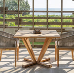 Avalon 41" Square Dining Table, 41"L x 41"W