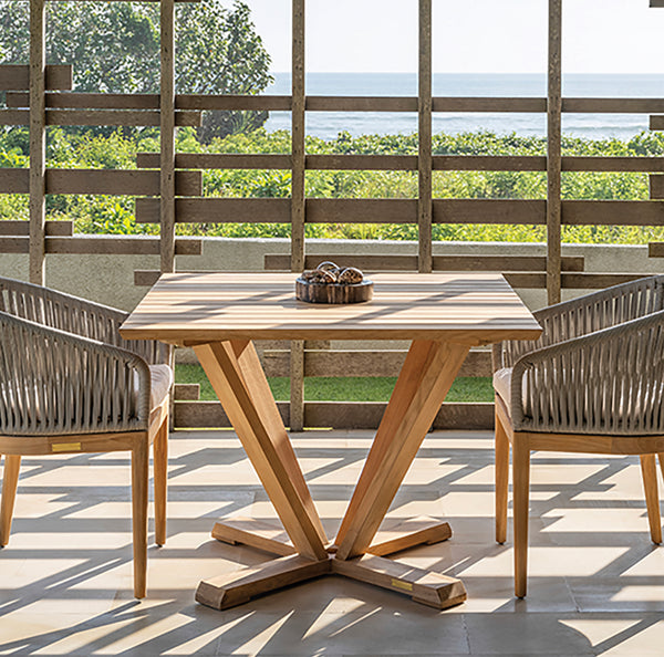 Avalon 41" Square Dining Table, 41"L x 41"W
