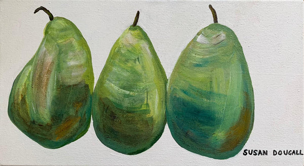 Pear, 17.5"L x 9.5"W