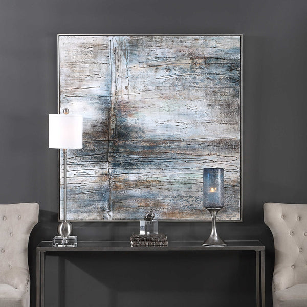 Open Seas Hand Painted Canvas, 51"