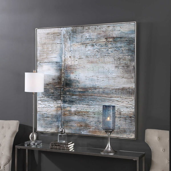 Open Seas Hand Painted Canvas, 51"