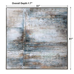 Open Seas Hand Painted Canvas, 51"