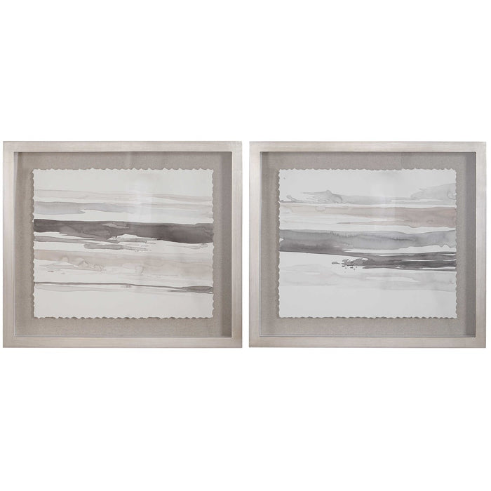 Neutral Landscape Framed Prints, Set of 2