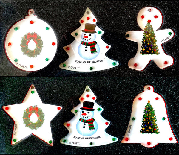 Holiday Trio-Magnet Frame Ornaments