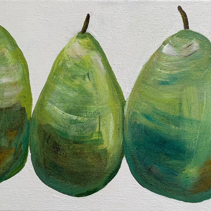 Pear, 17.5"L x 9.5"W