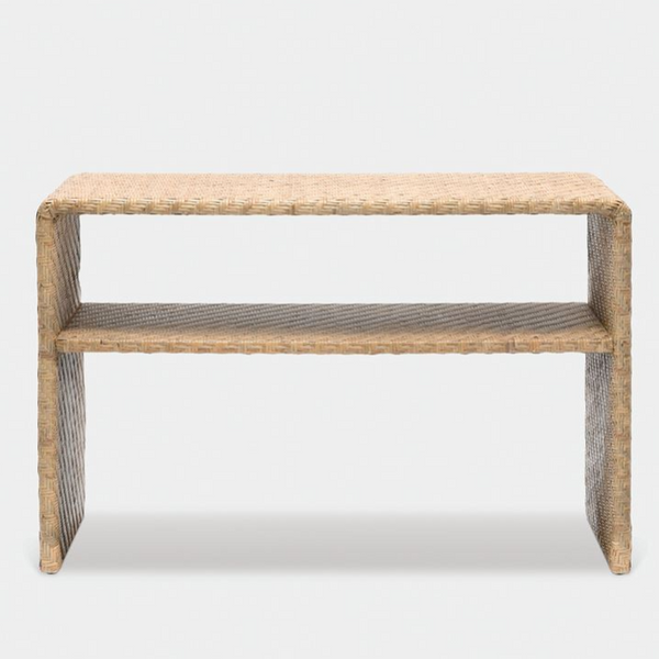 Lynette Console Table-Natural, 48"L x 12"W x 31"H