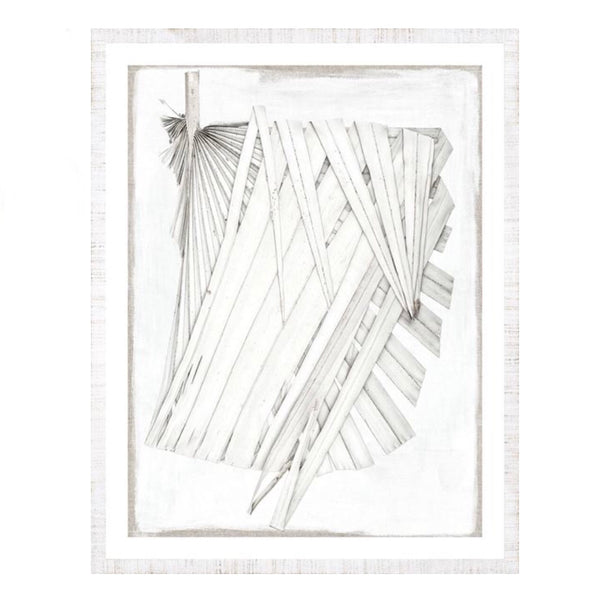 Palm Pressings II - Oyster, 29" x 37"