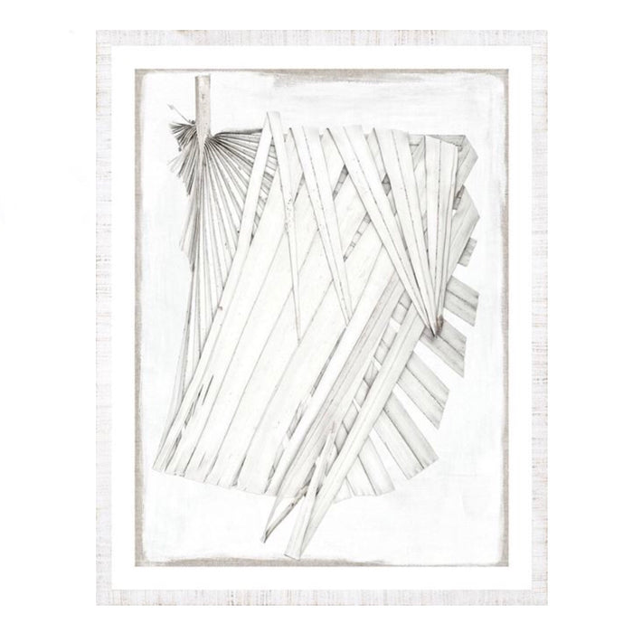 Palm Pressings II - Oyster, 29" x 37"