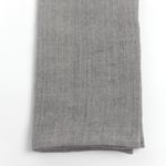 Stone Washed Linen Hemmed Dinner Napkin (Oyster), Set of 6