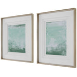 Coastal Patina Framed Prints 2 Styles, 31"W X 36"H