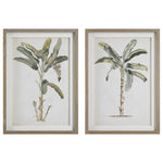 Banana Palm Framed Prints S/2, 25"W X 35"H