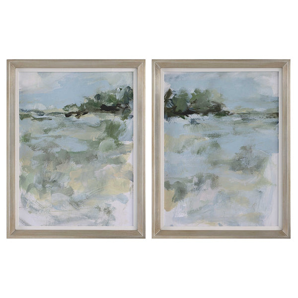 Far Away View Framed Prints 2 Styles, 21"W X 27"H