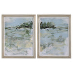 Far Away View Framed Prints 2 Styles, 21"W X 27"H