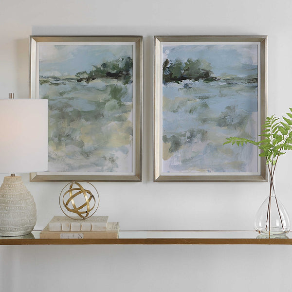 Far Away View Framed Prints 2 Styles, 21"W X 27"H