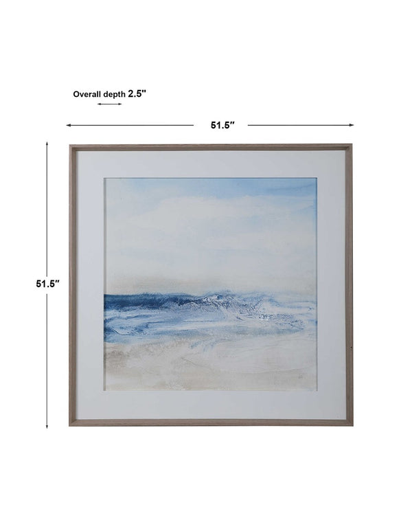 Surf And Sand Framed Print, 51"W x 51"H