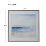 Surf And Sand Framed Print, 51"W x 51"H