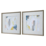 Fractal Pastel Framed Prints, 2 Styles, 30"W X 30"H