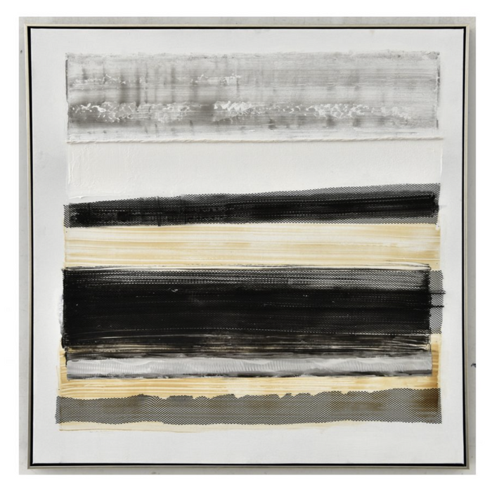 Abstract Layers II, 39.5"W x 1"D x 39.5"H