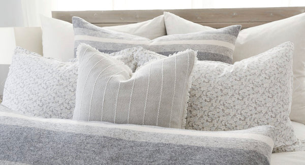 Henley Hand Woven Pillow, Oat