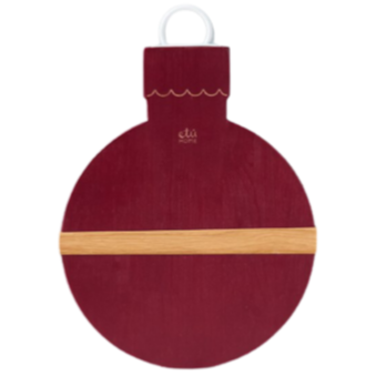 Merlot Mod Ornament Charcuterie Board, Small
