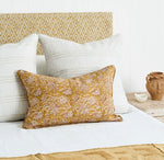 Dash Dot Chalk Linen Cushion, 22" x 22"
