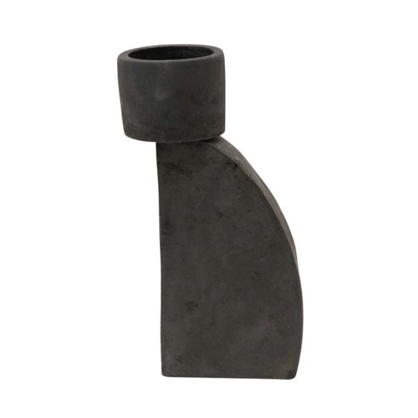 Handmade Terra-cotta Planter/Tealight Holder, Black