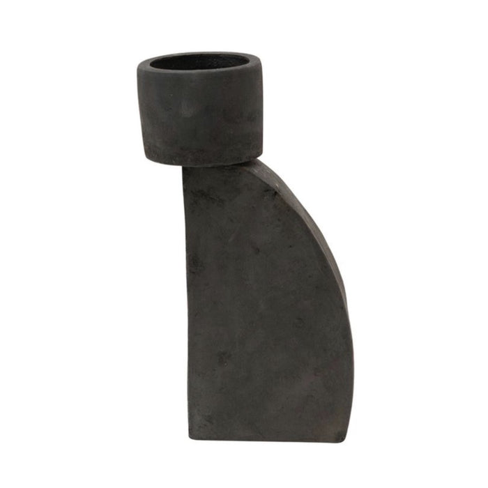 Handmade Terra-cotta Planter/Tealight Holder, Black