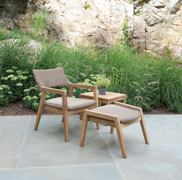 Spencer Club Chair-Teak/Willow