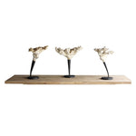 Gamma Proa Wood Statue, 16"L x 20"W x 24"H